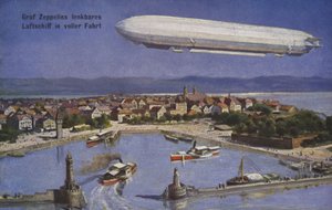 フェルディナンドフォンツェッペリンの飛行中の飛行船を数える 作： German School