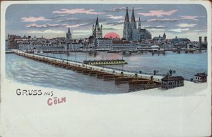 ケルンのグリーティングカード、1900年以前 作： German School