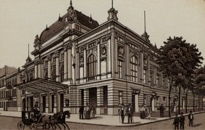 Hamburg: Deutsches Schauspielhaus, The German Theatre (litho) 作： German School