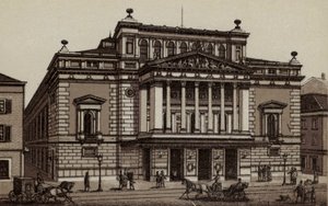 ハンブルグ：Stadt-Theater, The Theatre（リトグラフ版 作： German School