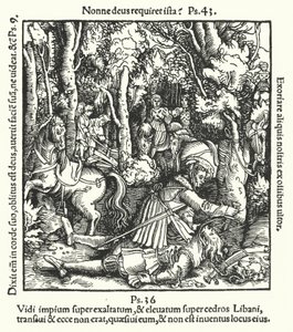 1515年、ウルテンベルク公ウルリッヒによって殺されたハンスフォンフッテン 作： German School