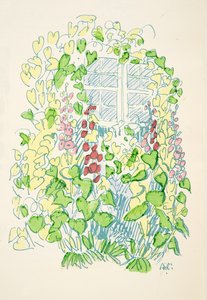 1922年に出版された『Styl』のイラスト（ポショワールプリント 作： German School