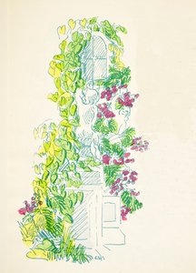 1922年に出版された『Styl』のイラスト（ポショワールプリント 作： German School