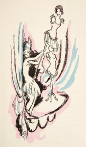 Styl』（1922年刊）のイラスト（ポショワール版画