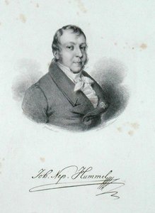 ヨハン・ネポムク・フンメル（1778-1837）（彫刻 作： German School