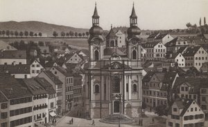 カトリック教会（リトグラフ 作： German School