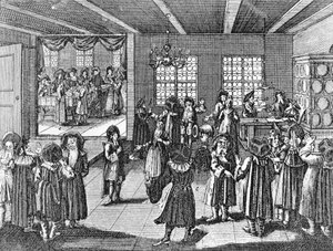 キルヒナーのユダヤ人儀式、1726年のゲオルク・プシュナーによるケツバ