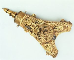 ヘンリー8世（1491-1547）のパウダーポーチ 作： German School