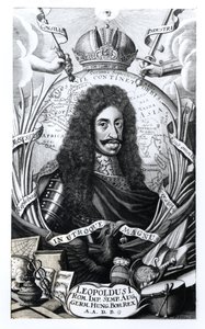 レオポルド1世（1640〜1705年）、ハンガリー王、神聖ローマ皇帝、フィリップキリアン（1628〜93年） 作： German School