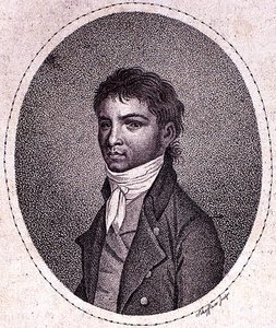 ルイ・ファン・ベートーヴェン（1712-73） シェフナーの彫刻（メゾチント 作： German School