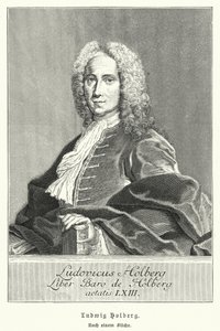 Ludvig Holberg（デンマーク・ノルウェーの劇作家、哲学者、歴史家）（リトグラフ 作： German School
