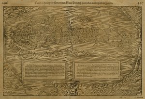 セバスチャンミュンスター（1488-1552）によるヴェネツィアの地図（1560年頃、バーゼルで出版）