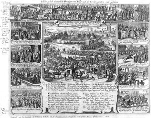 1613年のヴォルフガングヴィルヘルム、ノイブルクのパラティーヌ伯、バイエルンのマグデーレン伯爵の結婚のお祝い 作： German School