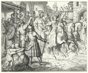 1521年のワームでのマーティンルターズレセプション 作： German School