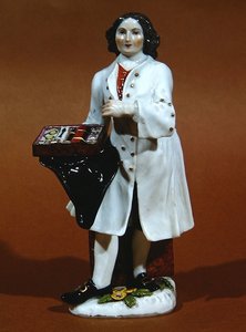 マイセン 眼鏡商の小像（磁器） 作： German School