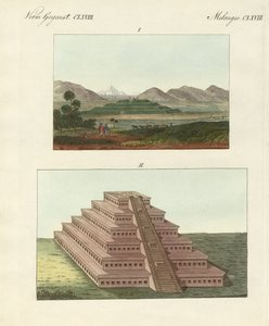 メキシコのピラミッド（彩色済み彫刻