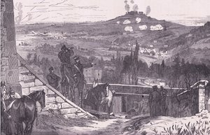 包囲中のヴァレリアン山（Cassells History of the War between France and Germany, published by Cassell and Company Limited, c.1890 (litho) 作： German School
