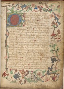 Ms Sloane 2560、f.1、錬金術の論文から、15 世紀後半 (ベラム)