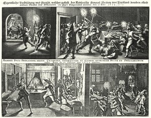 アルブレヒト・フォン・ヴァレンシュタインとその支持者の殺害 作： German School