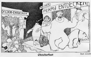 北極点。クックとロバート・エドウィン・ピアリー - Jugend 作： German School