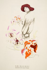 オーキディーン、ゲルステルのショートジャケット、Styl, pub.1922より（ポショワールプリント