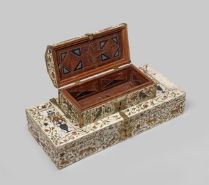 塗られた象牙の結婚の棺、1600-99 作： German School