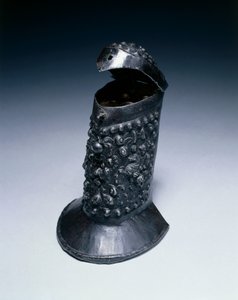 パトロン、またはカートリッジボックス、c.1600（鋼、木、真ちゅう、革） 作： German School
