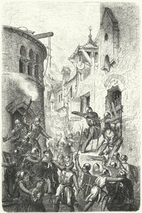 Persecution of the Jews during the time of the Crusades (engraving)   1450354   ja       japanese Successfully Translated  Original: Some notable statesmen of the reign of King George V (colour litho) Translat: Some notable statesmen of the reign of King G 作： German School