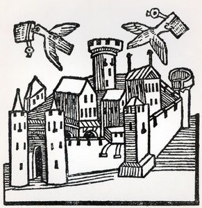 ピジョンポスト、1488 作： German School