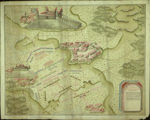 1741年4月10日のモルヴィッツの戦いの計画 作： German School
