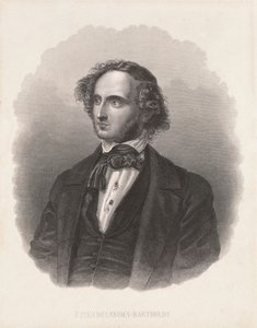 フェリックス・メンデルスゾーンの肖像（1809-47） 作： German School