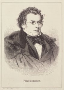 フランツ・シューベルト（1768-1827）の肖像 作： German School