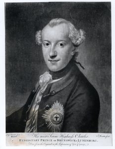 彼の最も穏やかなチャールズ殿下（1735-1806）、プリンスオブブランズウィック、リューネブルグ、ヴォルフェンビュッテルの肖像 作： German School