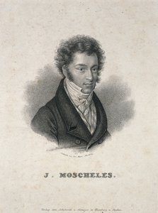 イグナズ・モシェレスの肖像（1794-1870） 作： German School