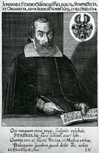 ヨハン・シュターデン（1581-1634）の肖像 作： German School
