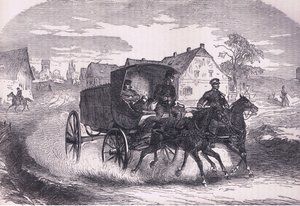 Prussian military post, Cassells History of the War between France and Germany published, c.1890 (litho)