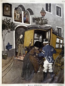 公共交通機関：オムニバスに乗る人 - "Jugend "にて 作： German School