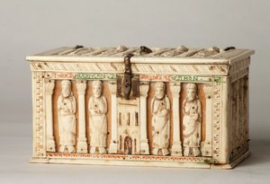 聖遺物棺 ドイツ・ケルン 1150年頃（木・象牙 作： German School