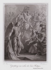 古代の聖人の復活(彫刻) 作： German School