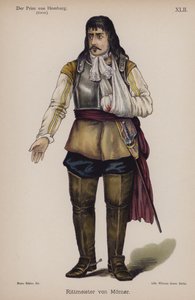 ハインリッヒ・フォン・クライスト作「ホンブルクの王子」よりリットマイスター・フォン・モーアナー（カラーリトグラフ版 作： German School