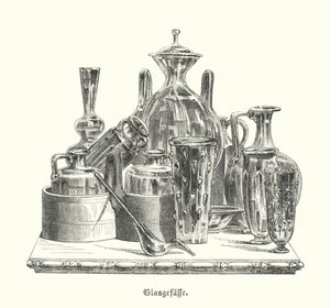 ローマのガラス製品（彫刻 作： German School