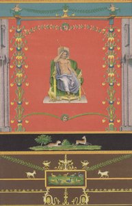 ポンペイのローマの壁画 作： German School