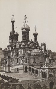 ロシアの教会（リトグラフ 作： German School