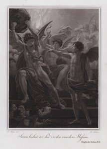 サタンはメシアを殺すことを決意する（刻印 作： German School