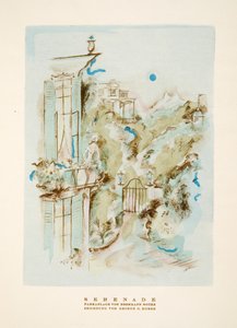 セレナード「スタイル」より 1922年（ポショワール版画） 作： German School