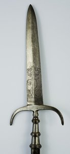 Spontoon、c.1750-1800（鋼と木） 作： German School