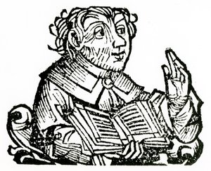 聖ストローク、Hartmann Schedel（1440-1514）による「慢性」から 作： German School