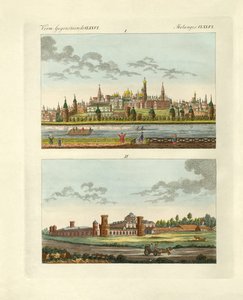 ロシアの奇妙な建物（彩色済み彫刻 作： German School