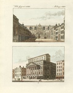 ロンドンの奇妙な公共建築物（彩色済み彫刻 作： German School
