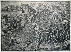 ミューエルベルクの戦い（1547年4月25日 作： German School